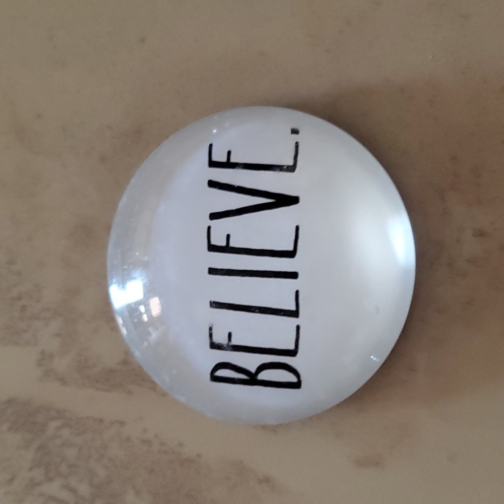 **SALE**Rae Dunn Believe Magnet nwot